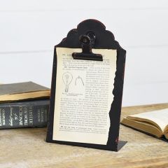 Dark Tin Note Holder