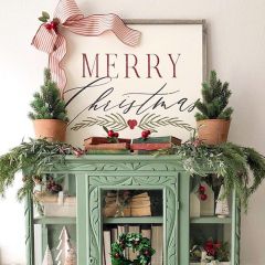 Rustic Farmhouse Merry Christmas Sign