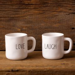 Inspirational Ceramic Mugs Set of 2