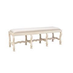 French Country Cream Romeo Bench