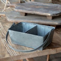 Tin Berry Basket Caddy