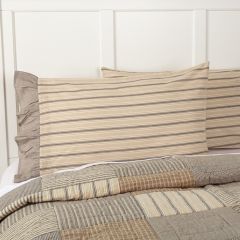 Simple Stripes Farm Pillow Case Standard Set of 2