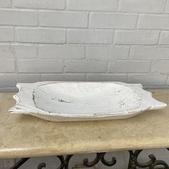 Pale Decorative Oval Bowl