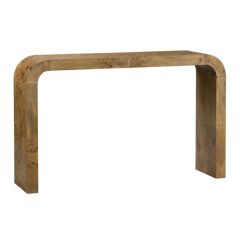 Curved Waterfall Console Table