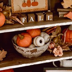 Earthy Farmhouse Distressed Metal Display Bowl 12 Inch