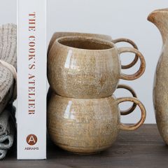 Earthy Glaze Stoneware Mug Set of 4