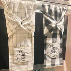 Eat Drink Enjoy Tea Towel Set of 2