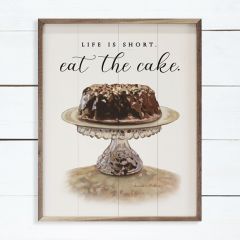Eat The Cake Framed Wall Art