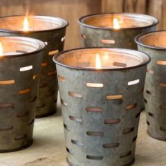 Apothecary Olive Bucket Candle