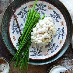 Patterned Stoneware Plate Set of 2