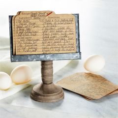 Farmhouse Recipe Stand And Card Set