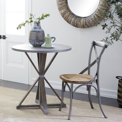 Simple Farmhouse Pedestal Accent Table