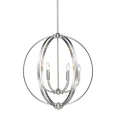 Pewter 6 Light Chandelier