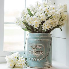 Faux Narcissus Bush Set of 2