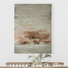 Earth Tones Abstract Canvas Wall Art