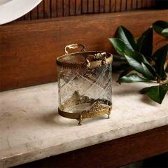 Elegant Accents Footed Glass Vase