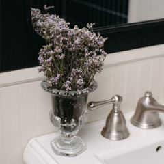 Elegant Crystal Urn Vase Medium