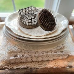 Elegant Lace Trivet Set of 2