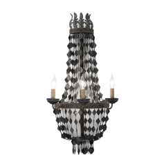 Elegant Manor 3 Light Wall Sconce | SHIPS FREE
