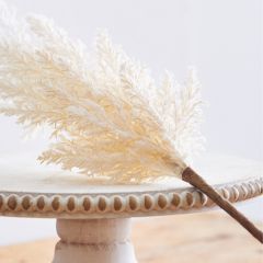 Elegant Pale Faux Pampas Grass