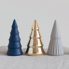 Elegant Porcelain Trees Set of 3