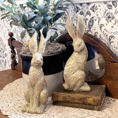 Elegant Sitting Rabbit Figurine 12 Inch