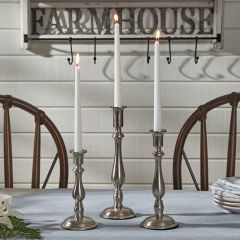 Elegant Taper Candlestick Set of 3