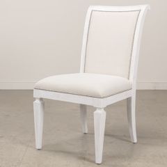Elegant Whitewash Dining Chair