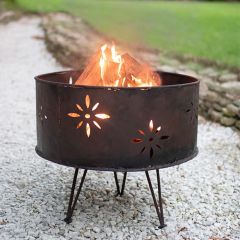 Emberfield Rustic Iron Fire Pit