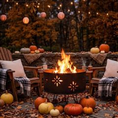 Emberfield Rustic Iron Fire Pit