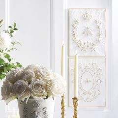 Embossed Bee Metal Wall Art