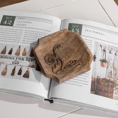 Embossed Mango Wood Trinket Tray