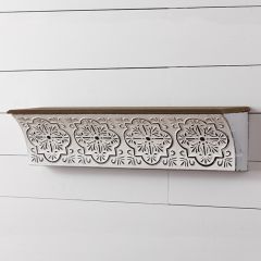 Embossed Medallion Wall Shelf