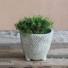 Embossed Sandstone Patterned Planter