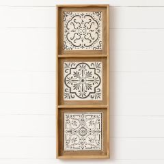 Embossed Tiles Wall Decor