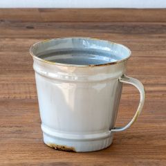 Enamelware Measuring Cup Planter
