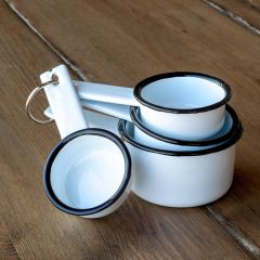 Enamelware Measuring Cups, Set of 4
