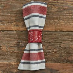Enamelware Red Speckled Napkin Ring