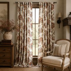 Enchanting Blooms Room Darkening Curtain Panels Set of 2