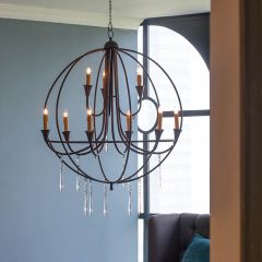 Enchanting Elegance 9 Light Chandelier