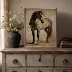 English Horse Study Framed Wall Art