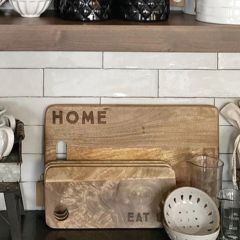 Engraved Mango Wood Cutting Board