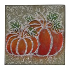 Engraved Pumpkins Fall Wall Decor