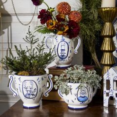 Eric and Eloise Painted Portrait Pot Collection