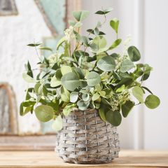 Eucalyptus Arrangement in Basket