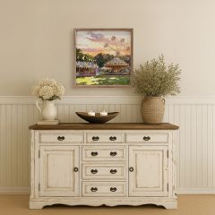 Evening At The Fair Framed Wall Art