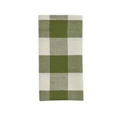 Evergreen Cottage Green Check Cloth Napkin Set of 4