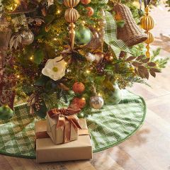 Evergreen Houndstooth Tree Skirt