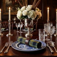 Evergreen Meadow Plaid Napkin Set