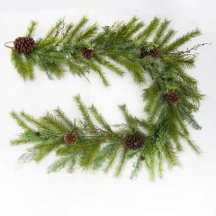 Everlasting Evergreen Decorative Garland